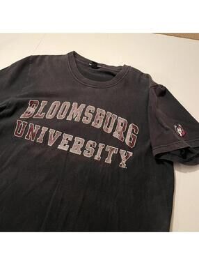 Bloomsburg University Y2K Men's T Shirt, Sized Medium by the Cotton Exchange
